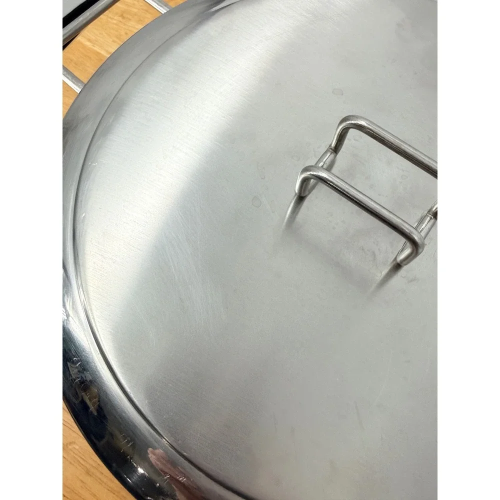 Barazzoni Italy Inox 18/10 Stainless Steel 26cm Casserole Braiser Pan 4.5 qt lid